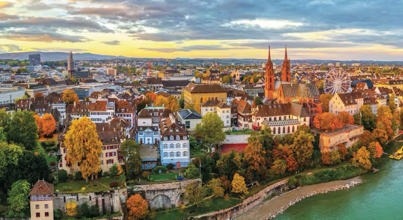 Basel beside the Rhine